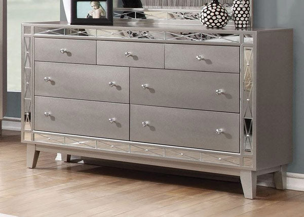 Coaster Furniture - Leighton Metallic Mercury Dresser - 204923 Coaster Furniture - Leighton Metallic Mercury Dresser - 204923
