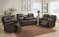 Myco Furniture - Kenzie 2 Piece Reclining Sofa Set in Brown - 2051-BR-SL - GreatFurnitureDeal