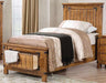 Coaster Furniture - Brenner Rustic Honey 3 Piece Twin Panel Storage Bedroom Set - 205260T-3SET - GreatFurnitureDeal