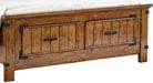 Coaster Furniture - Brenner Rustic Honey California King Panel Storage Bed - 205260KW - GreatFurnitureDeal