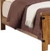 Coaster Furniture - Brenner Rustic Honey 5 Piece California King Panel Bedroom Set - 205261KW-5SET