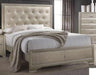 Coaster Furniture - Beaumont Champagne Queen Upholstered Panel Bed - 205291Q