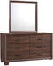 Coaster Furniture - Brandon Brown Mirror - 205324 - GreatFurnitureDeal