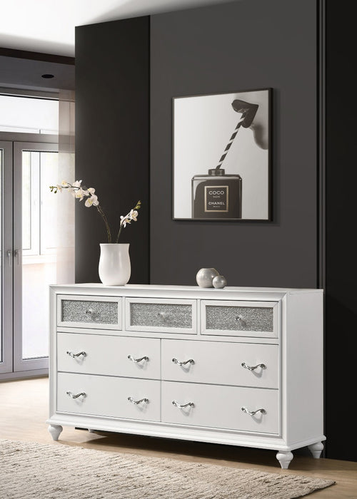 Coaster Furniture - Barzini 7-Drawer Dresser White - 205893