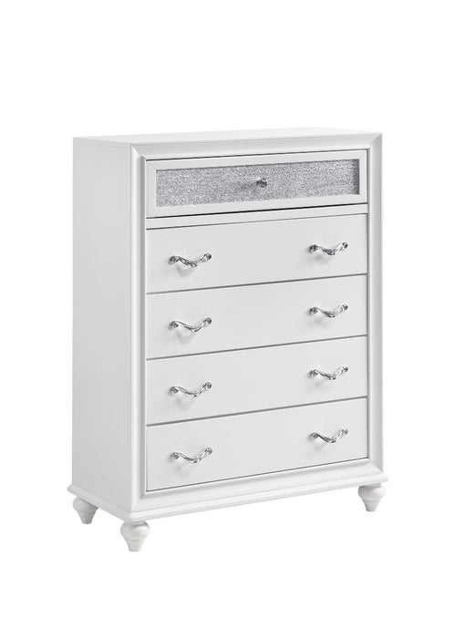 Coaster Furniture - Barzini 5-Drawer Chest White - 205895