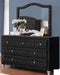 Coaster Furniture - Deanna Black Mirror - 206104 - Set View