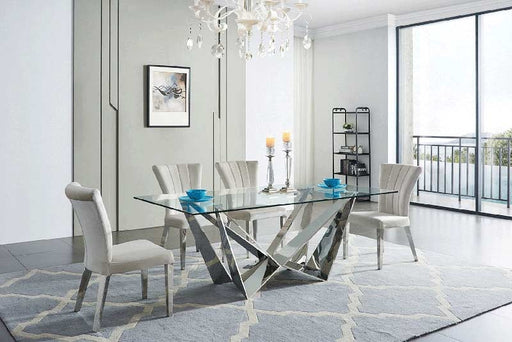ESF Furniture - Extravaganza 2061 5 Piece Dining Table Set - 2061-5SET - GreatFurnitureDeal
