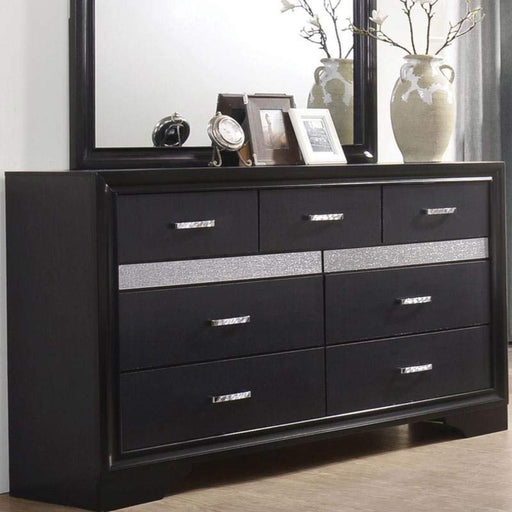 Coaster Furniture - Miranda 7-Drawer Dresser in Black - 206363 - GreatFurnitureDeal