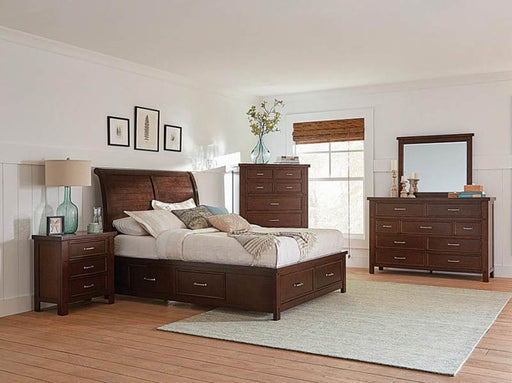 Coaster Furniture - Barstow Queen Bed in Pinot noir - 206430Q - GreatFurnitureDeal