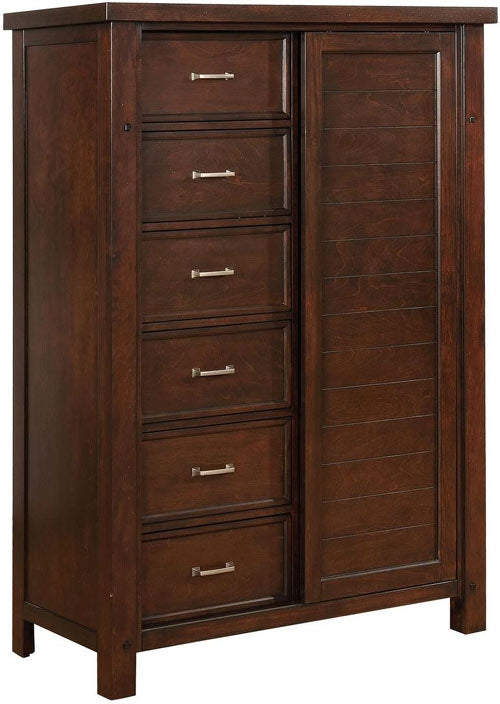 Coaster Furniture - Barstow Door Chest with 8 Drawers in Pinot Noir - 206436