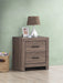 Coaster Furniture - Brantford 2-Drawer Nightstand Barrel Oak - 207042 - GreatFurnitureDeal