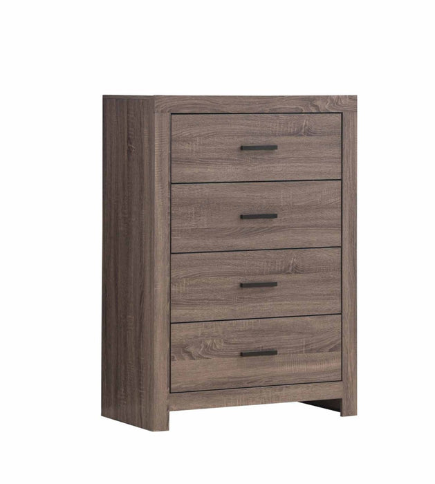 Coaster Furniture - Brantford 4-Drawer Chest Barrel Oak - 207045 - GreatFurnitureDeal
