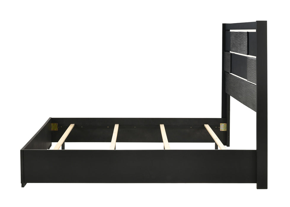 Coaster Furniture - Blacktoft Queen Panel Bed Black - 207101Q - GreatFurnitureDeal