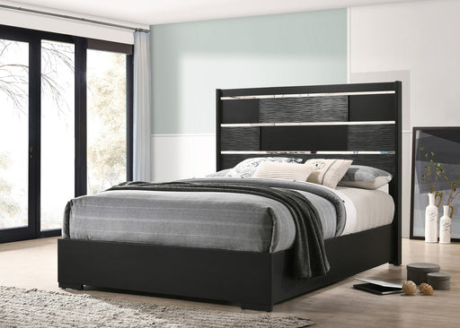 Coaster Furniture - Blacktoft Queen Panel Bed Black - 207101Q - GreatFurnitureDeal