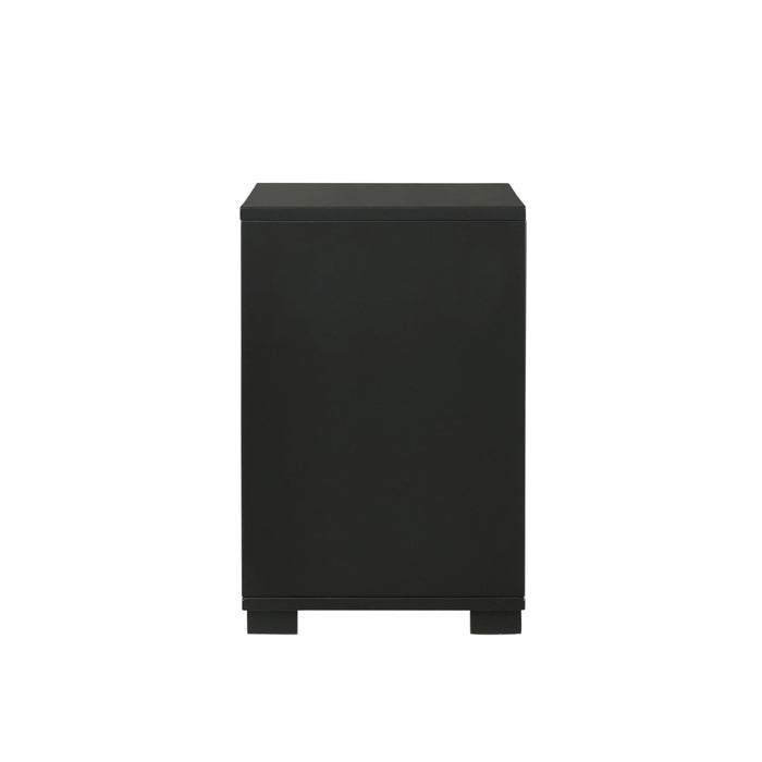 Coaster Furniture - Blacktoft 2-Drawer Nightstand Black - 207102 - GreatFurnitureDeal