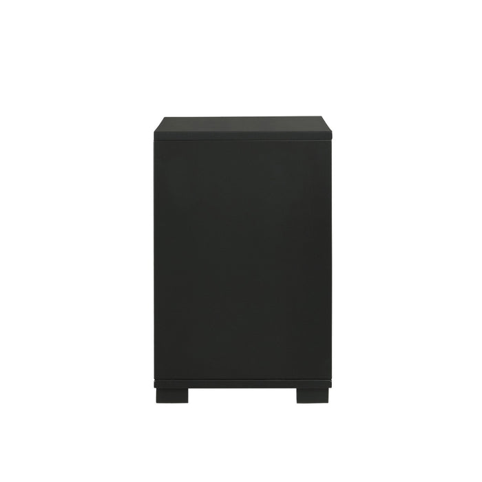 Coaster Furniture - Blacktoft 2-Drawer Nightstand Black - 207102