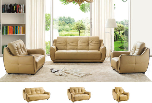 ESF Furniture - 2088 3 Piece Living Room Set in Beige - 2088-3SET - GreatFurnitureDeal