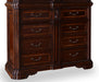 ART Furniture - Valencia 6 Piece California King Sleigh Bedroom Set in Dark Oak - 209147-2304-6SET