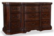 ART Furniture - Valencia 5 Piece Queen Sleigh Bedroom Set in Dark Oak - 209145-2304-5SET