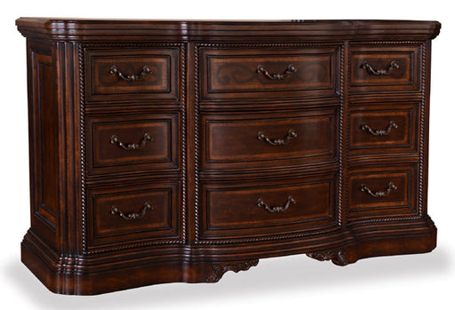 ART Furniture - Valencia 5 Piece Eastern King Sleigh Bedroom Set in Dark Oak - 209146-2304-5SET - GreatFurnitureDeal