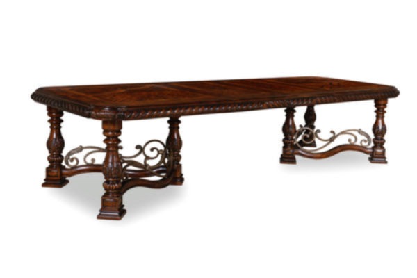 ART Furniture - Valencia 7 Piece Dining Table Set in Dark Oak - 209221-2304-7SET - GreatFurnitureDeal