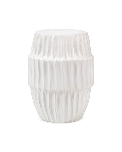 Jamie Young Company - Algae Side Table in White Ombre Ceramic - 20ALGA-STWH - GreatFurnitureDeal