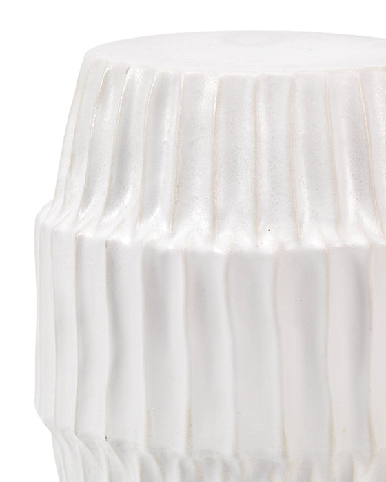 Jamie Young Company - Algae Side Table in White Ombre Ceramic - 20ALGA-STWH - GreatFurnitureDeal