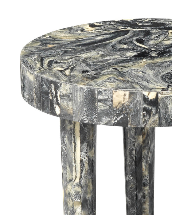 Jamie Young Company - Artemis Side Table in Black Resin - 20ARTE-SMBK - GreatFurnitureDeal