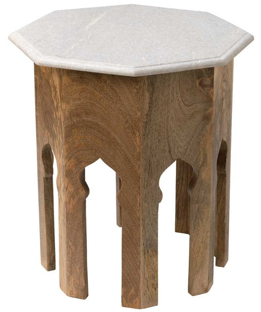 Jamie Young Company - Atlas Side Table in White Marble - 20ATLA-STWH - GreatFurnitureDeal