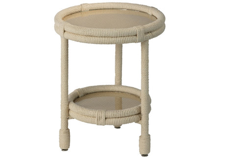 Jamie Young Company - Delta Side Table in White Rope - 20DELT-STWH - GreatFurnitureDeal