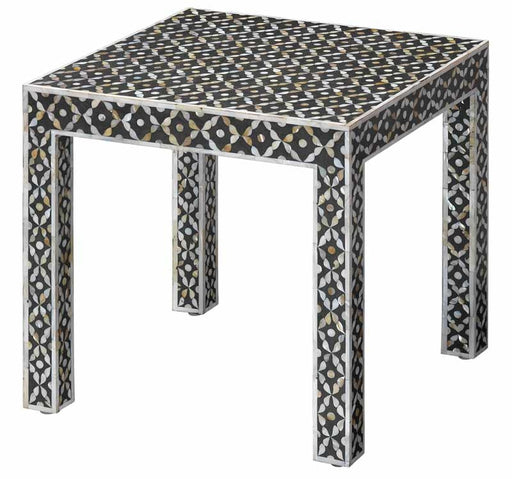 Jamie Young Company - Evelyn Inlay Side Table in Mother of Pearl - 20EVEL-STMOP - GreatFurnitureDeal