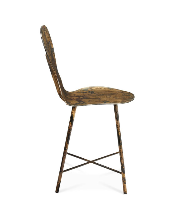 Jamie Young Company - McCallan Metal Chair in Acid Washed Metal - 20MCCA-CHAW - GreatFurnitureDeal
