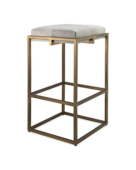 Jamie Young Company - Shelby Bar Stool - 20SHEL-BSWH - GreatFurnitureDeal