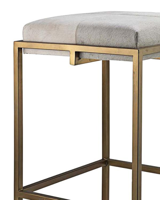 Jamie Young Company - Shelby Bar Stool - 20SHEL-BSWH - GreatFurnitureDeal