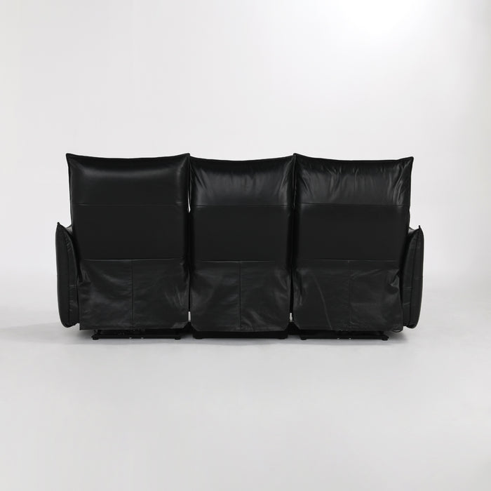 Classic Home Furniture - Amsterdam 3 Str Recliner Sofa Black - 2108SF71