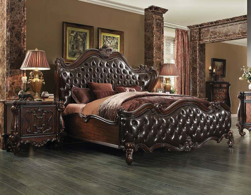 Acme Furniture - Versailles 3 Piece Eastern King Bedroom Set in Dark Brown - 21117EK-3SET - GreatFurnitureDeal