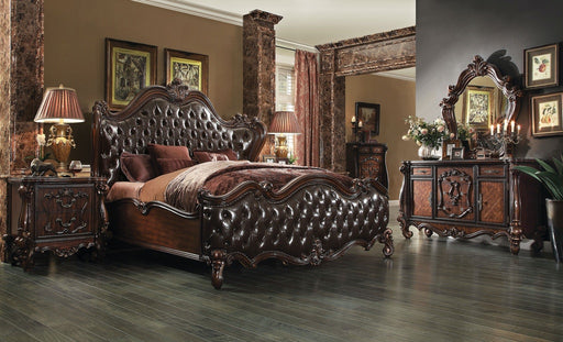 Acme Furniture - Versailles 5 Piece Eastern King Bedroom Set in Dark Brown - 21117EK-5SET-CH - GreatFurnitureDeal