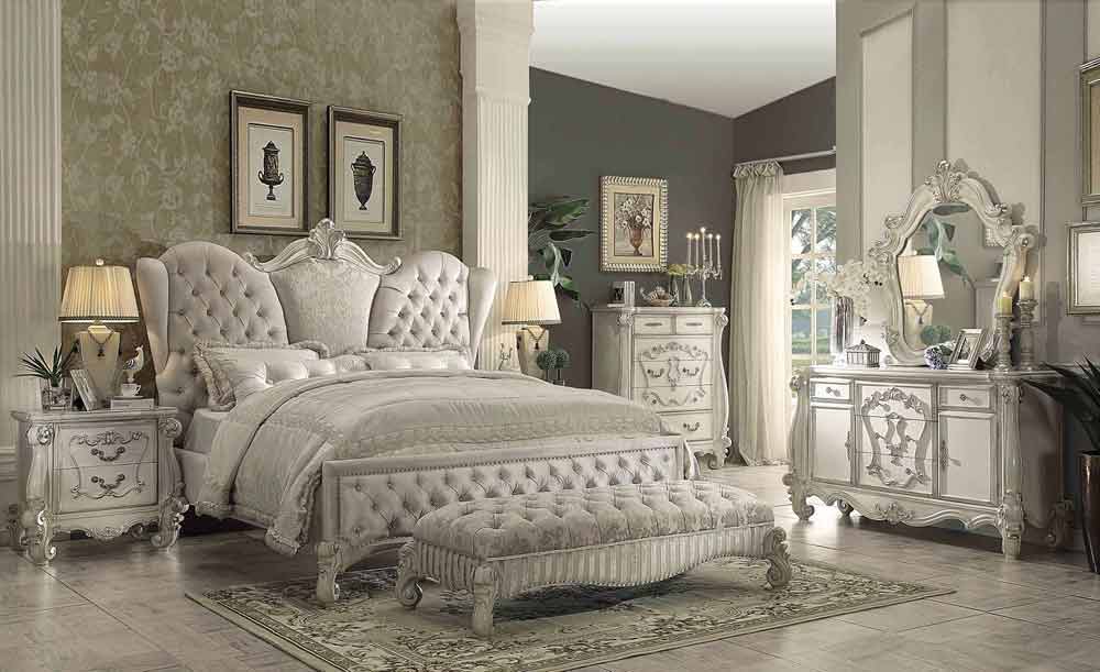 Acme Furniture - Versailles 8 Piece Queen Bedroom Set - 21130Q-8SET - GreatFurnitureDeal