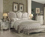 Acme Furniture - Versailles Cal King Bed in Ivory Velvet-Bone White - 21124CK - GreatFurnitureDeal