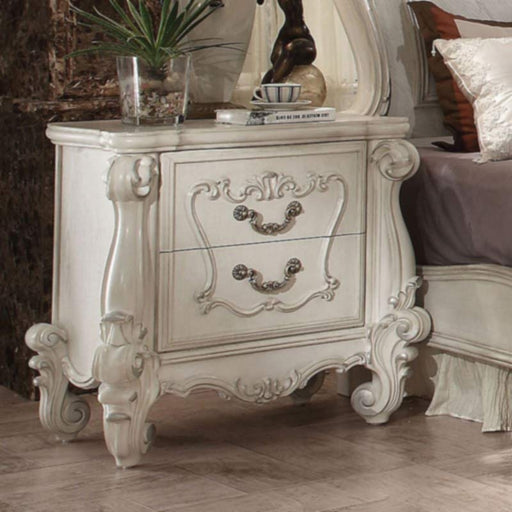 Acme Furniture - Versailles Nightstand in Bone White - 21133