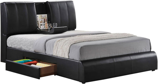 Acme Furniture - Kofi Queen Bed in Black - 21270Q - GreatFurnitureDeal
