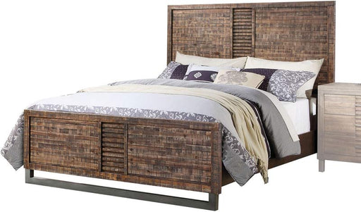 Acme Furniture - Andria Queen Bed in Reclaimed Oak - 21290Q - GreatFurnitureDeal