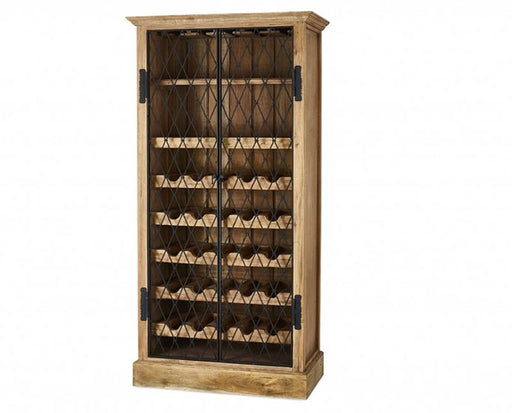 Bramble - Sanoma Wine Cabinet with Iron Door in Multi Color - 21356