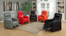 Myco Furniture - Arcadia Recliner Chair in Black - 2151-C-BK - GreatFurnitureDeal