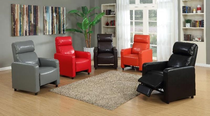 Myco Furniture - Arcadia Recliner Chair in Brown - 2151-C-BRN - GreatFurnitureDeal