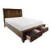 Homelegance - Cumberland California King Sleigh Platform Bed with Footboard Storage - 2159K-1CK - GreatFurnitureDeal