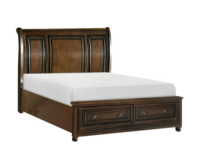 Homelegance - Cumberland Full Sleigh Platform Bed with Footboard Storage - 2159F-1 - GreatFurnitureDeal