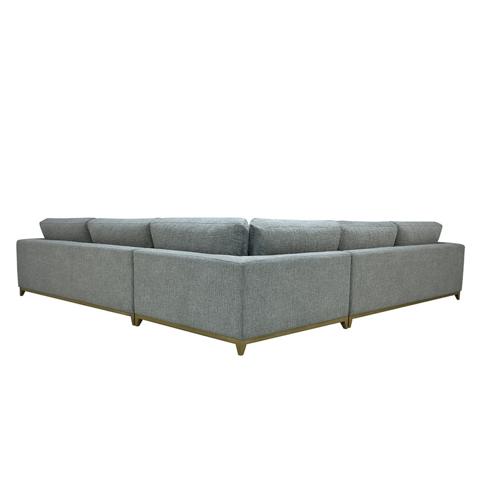 Classic Home Furniture - Donovan Sectional Gray - 2167SC14