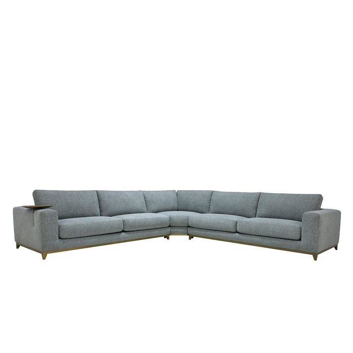 Classic Home Furniture - Donovan Sectional Gray - 2167SC14