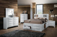 Acme Furniture - Ireland 5 Piece Eastern King Bedroom Set in White - 21696EK-5SET - GreatFurnitureDeal